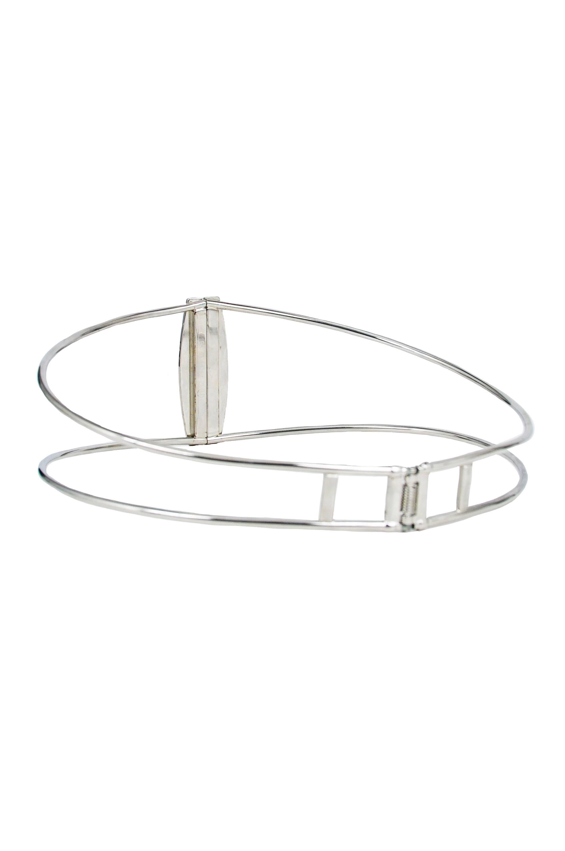 Maison Martin Margiela Metal Wire Cage Belt In Good Condition For Sale In Los Angeles, CA