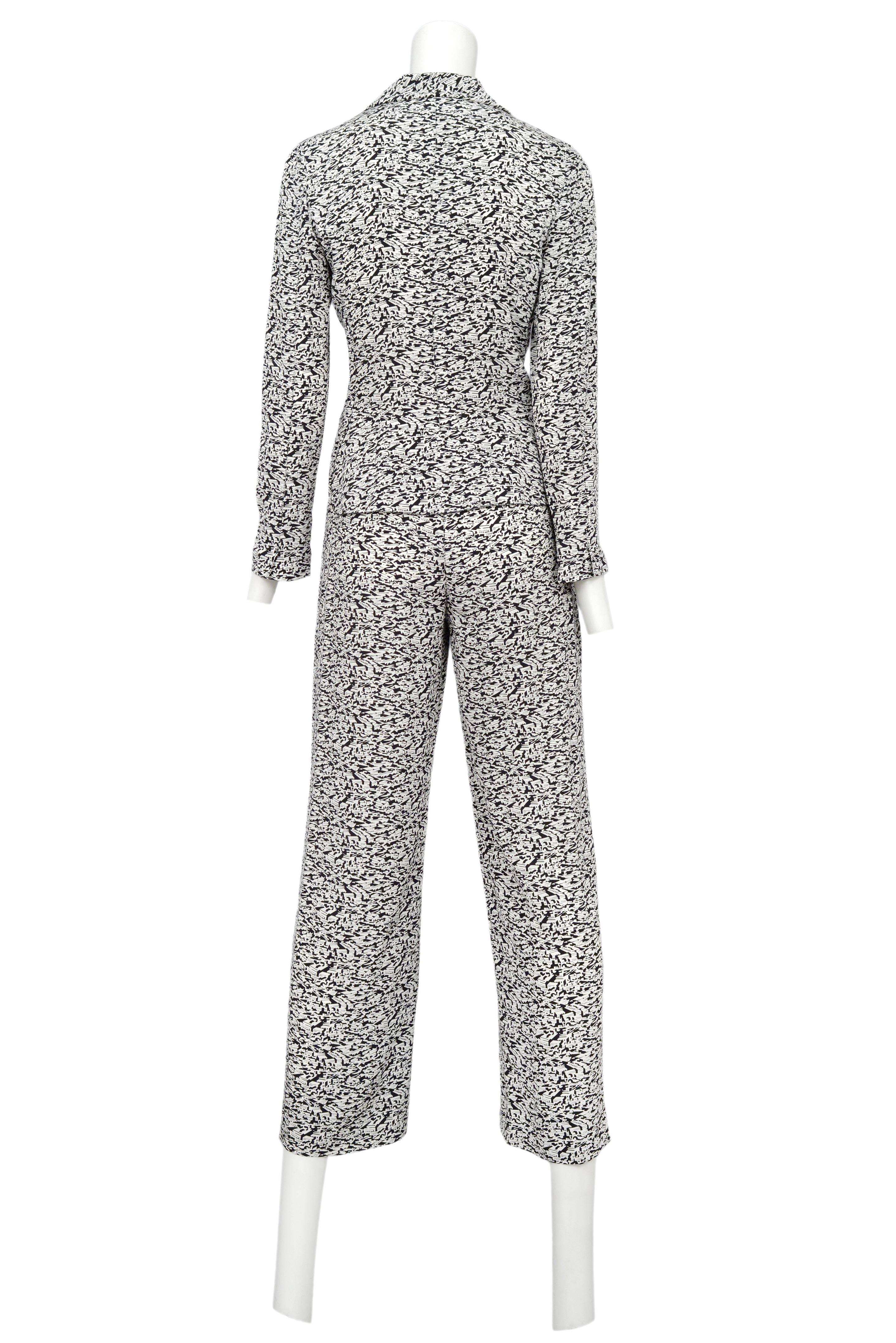 Chanel City Print Jumpsuit In Excellent Condition In Los Angeles, CA