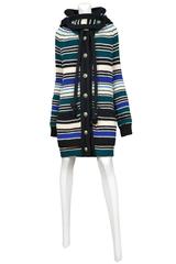 Balenciaga Green & White Striped Sweater 2007