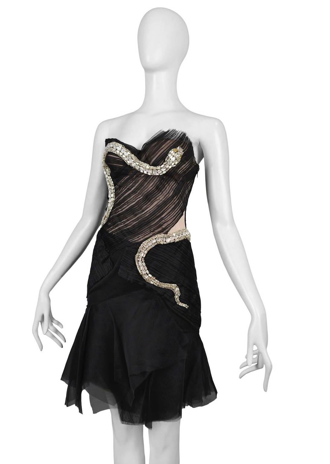 Tom Ford for Gucci Jeweled Snake Dress In Excellent Condition In Los Angeles, CA