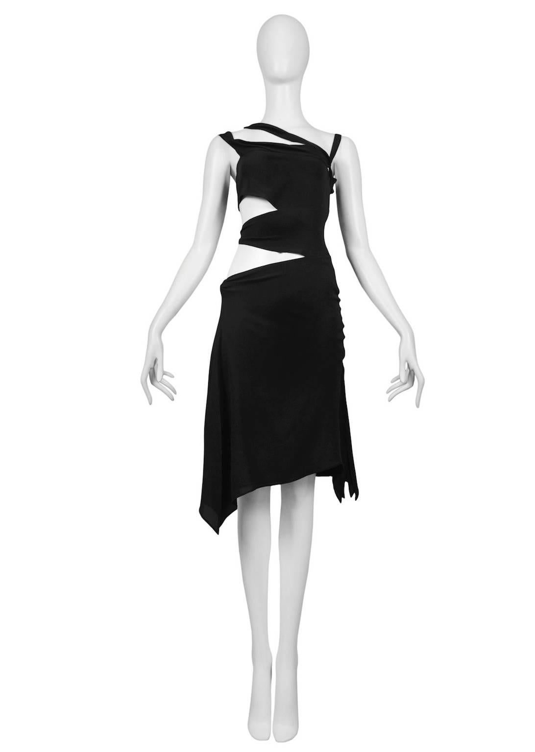 tom ford cut out dress