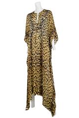 Cavalli Leopard Print Caftan