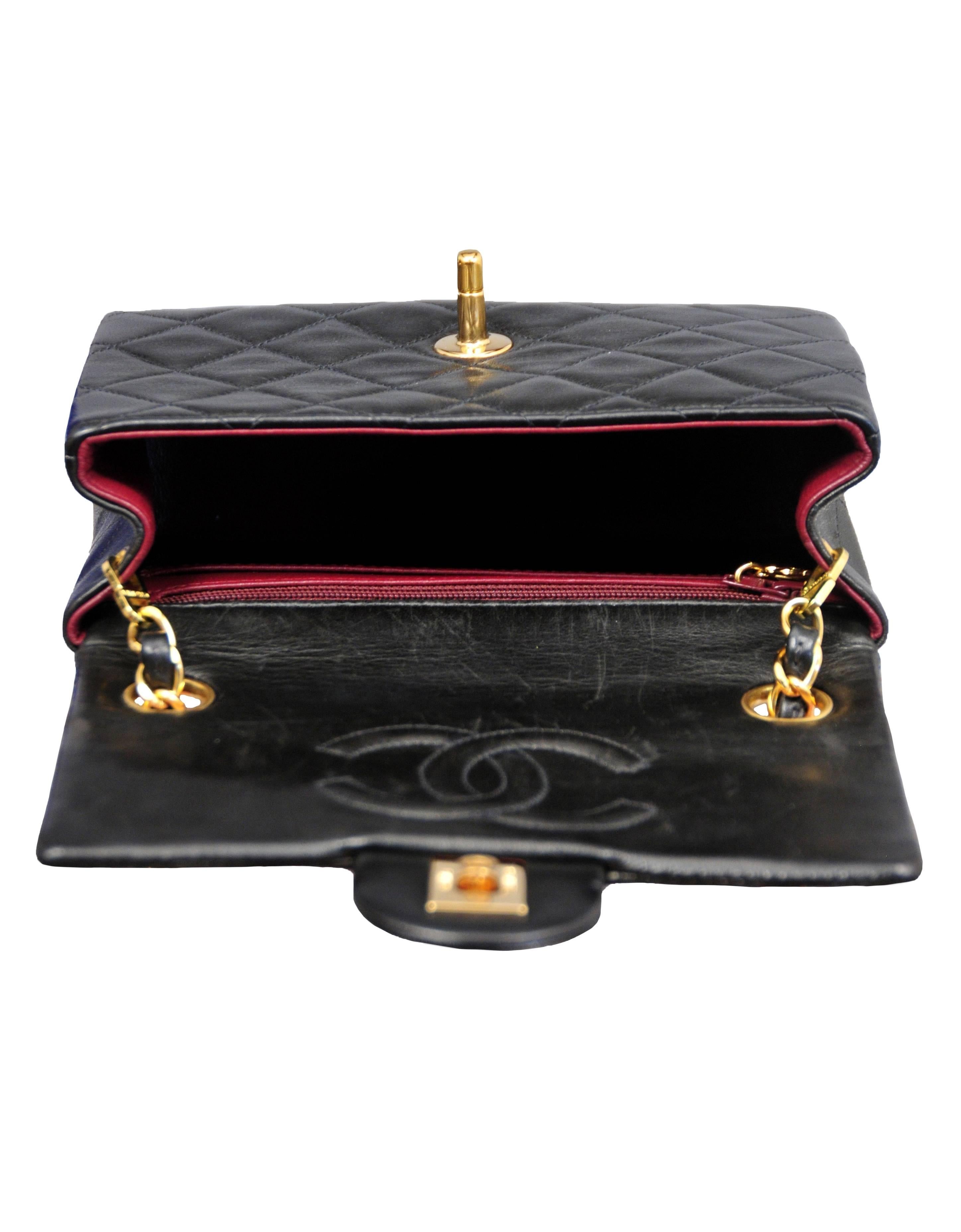 Women's or Men's Chanel Classic Black Mini Bag