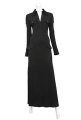 Tom Ford for Gucci Black Safari Maxi Dress