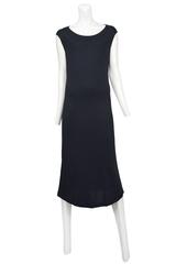 Martin Margiela Schwarzes ärmelloses Kleid
