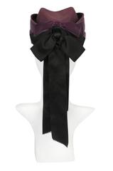 Chanel Purple Velvet Hat 1988