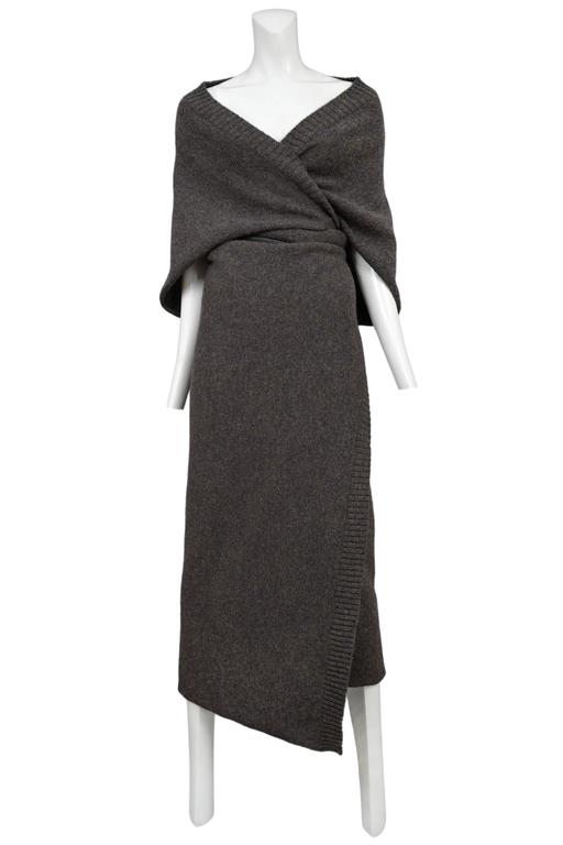 MARGIELA VISCOSE RAYON TASSLED DRESS WINTER 2001