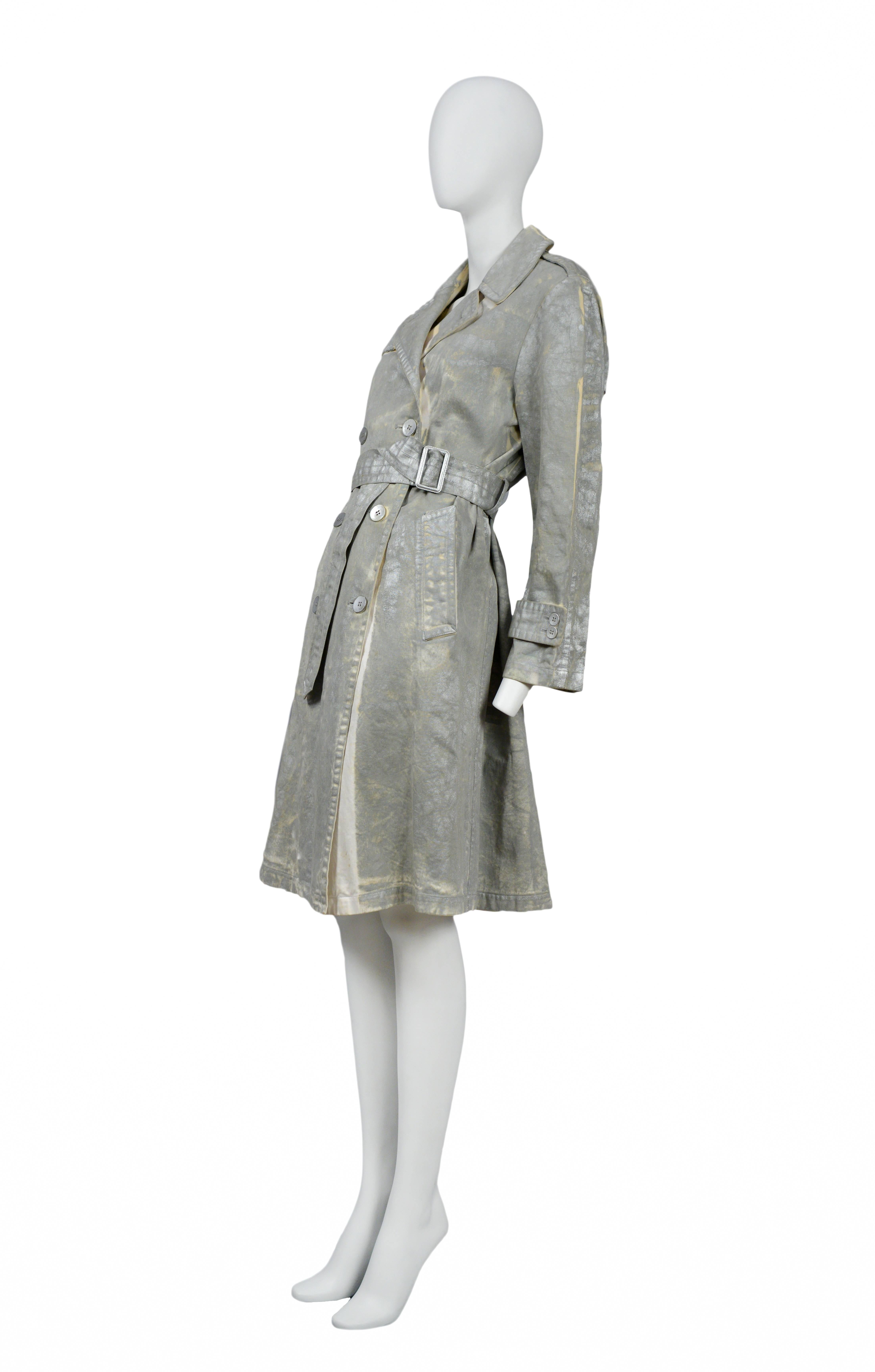 Martin Margiela Silver Painted Trench 1