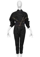 Alaia Dark Denim Pant Suit