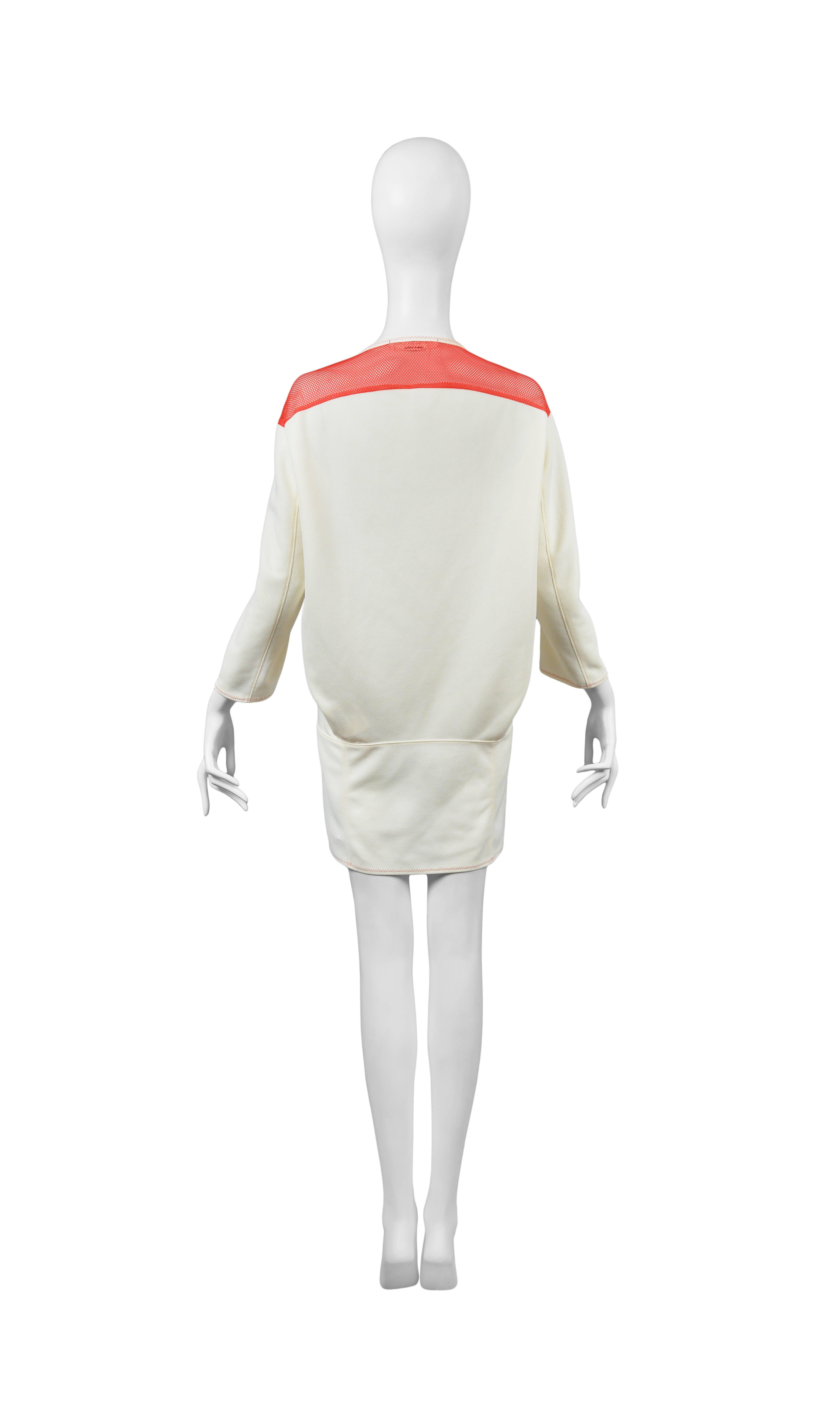 Gray Junya White & Red Tech Dress 2013