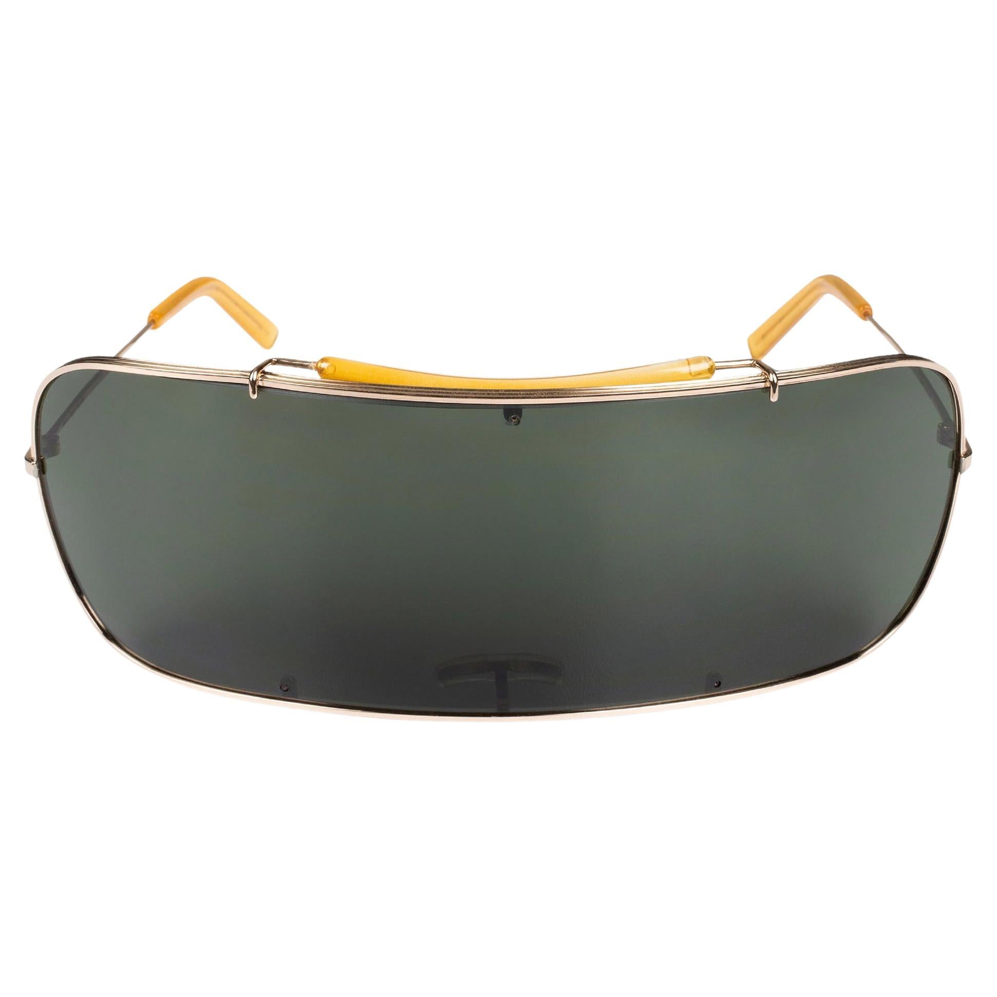 Maison Martin Margiela L'Incognito Aviator Shield Sunglasses SS 2009 For Sale