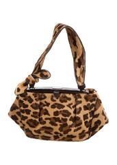 Alaia Leopard Print Pony Skin Bag