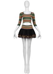Jean Paul Gaultier Stripe Ensemble