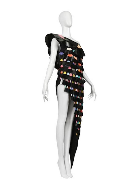 MARTIN MARGIELA Artisanal cotton wrap dress