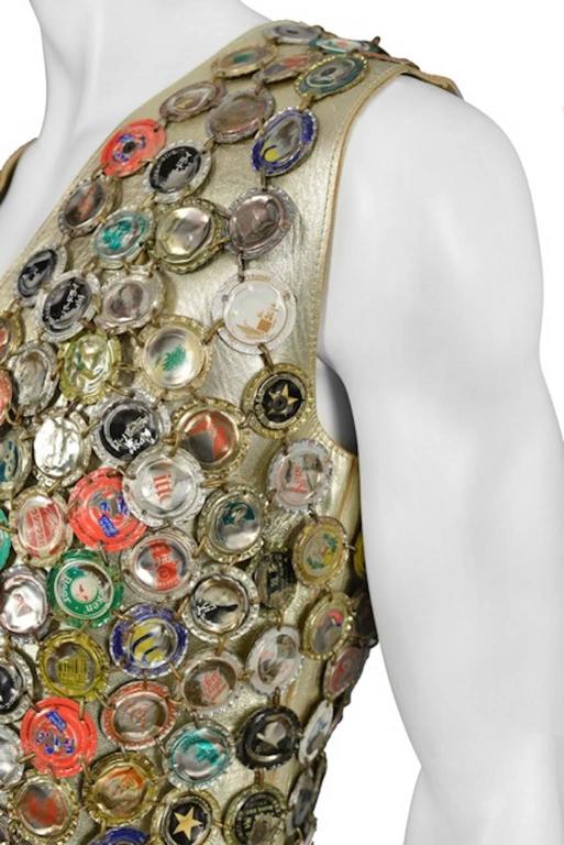 Maison Martin Margiela Artisanal Bottle Cap Vest 2006 at 1stDibs