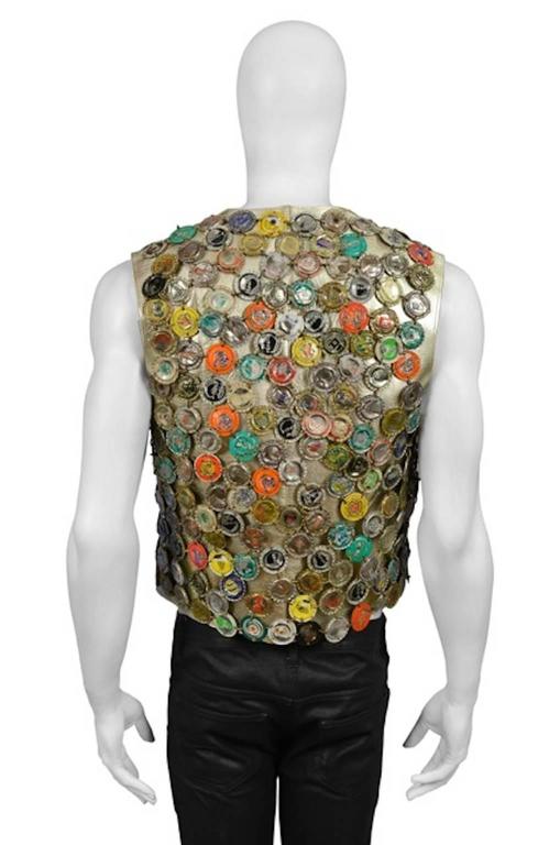 Maison Martin Margiela Artisanal Bottle Cap Vest 2006 at 1stDibs