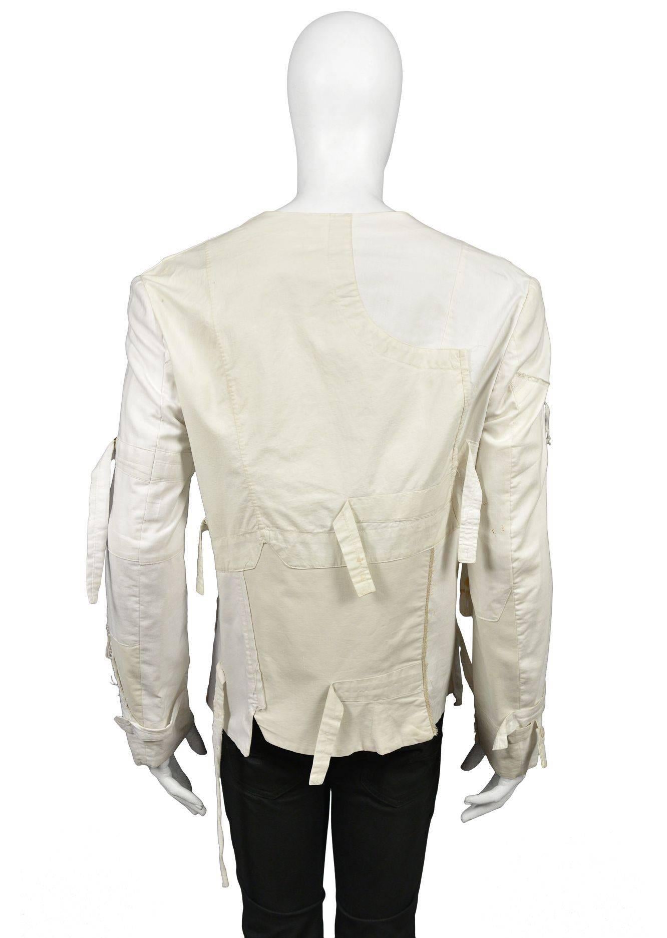 Maison Martin Margiela Artisanal Waistcoats Jacket 2006 In Excellent Condition In Los Angeles, CA