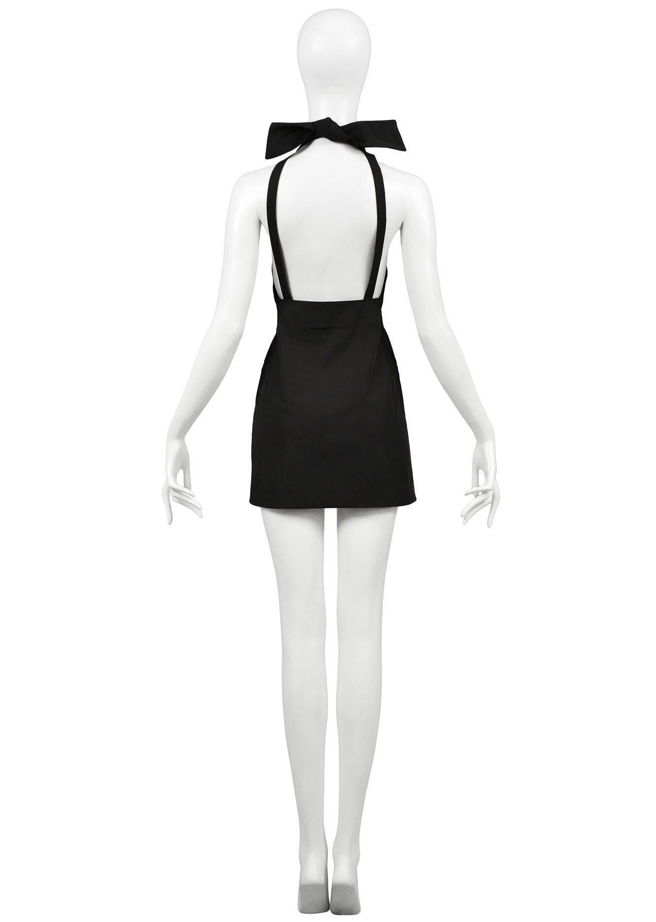 Jean Paul Gaultier Tuxedo Mini Dress In Excellent Condition In Los Angeles, CA