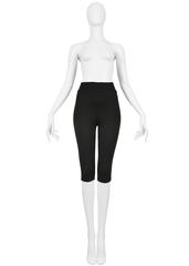 Alaia Black Capri Pants