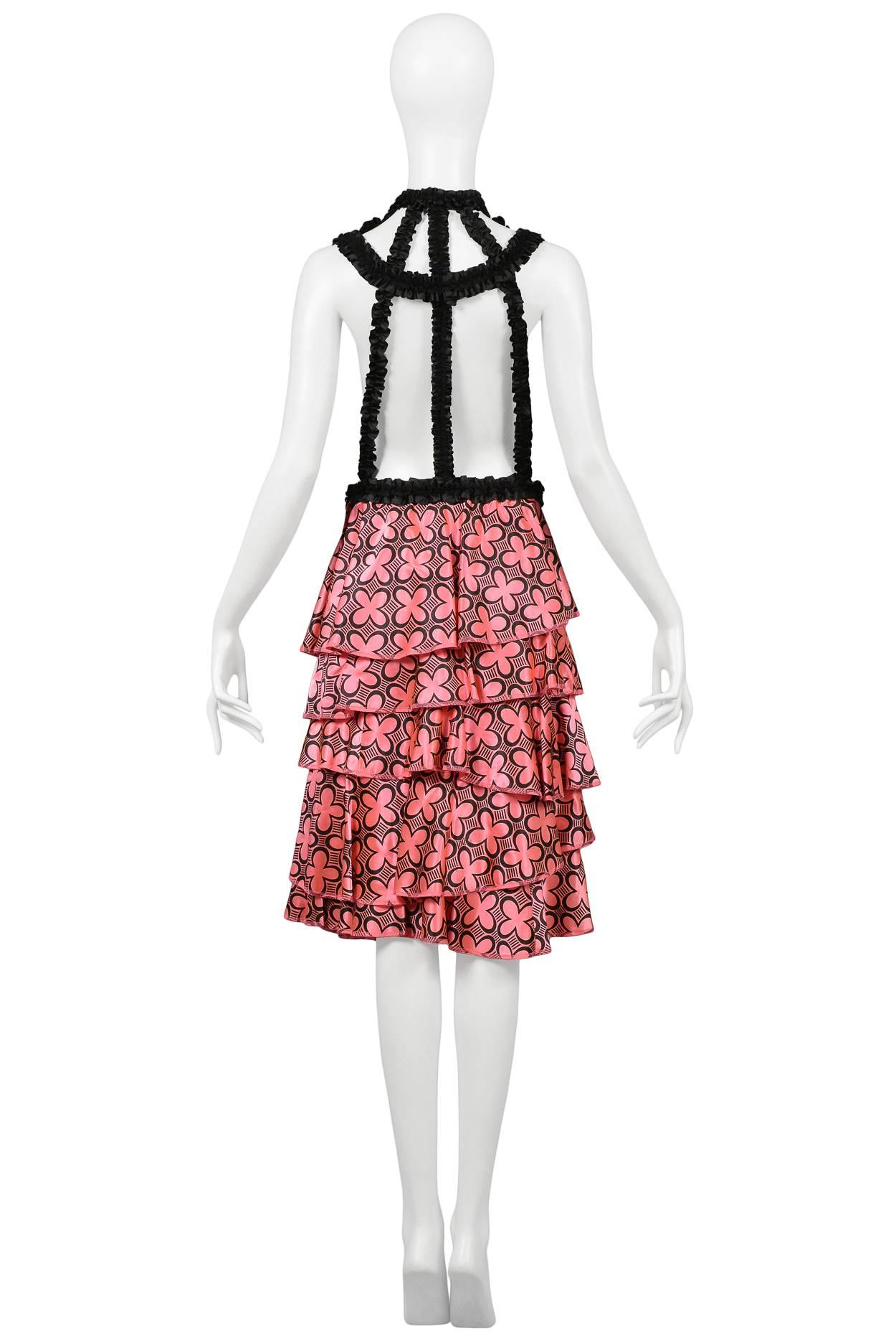 Comme des Garcons Pink Harness Dress AW 2008 In Excellent Condition In Los Angeles, CA