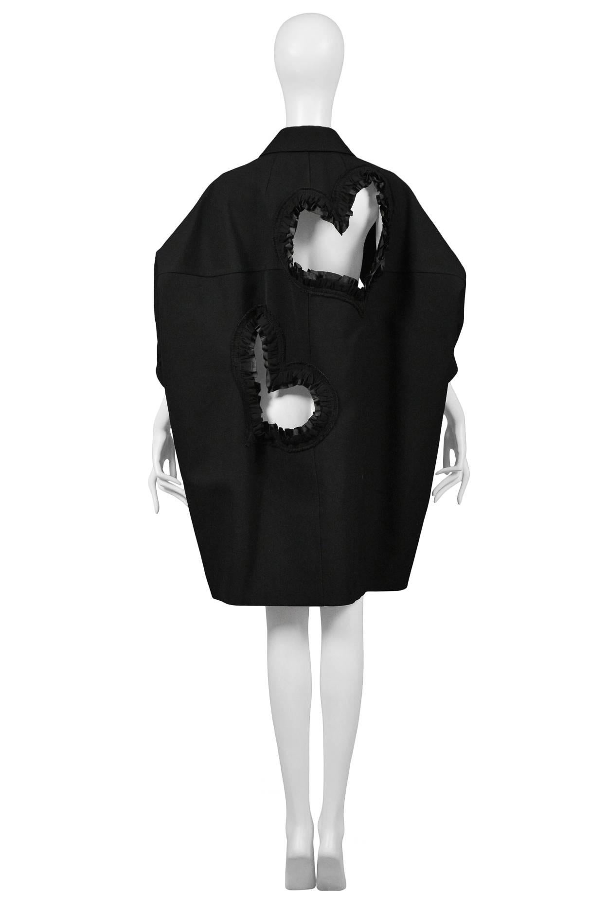 heart cut out jacket