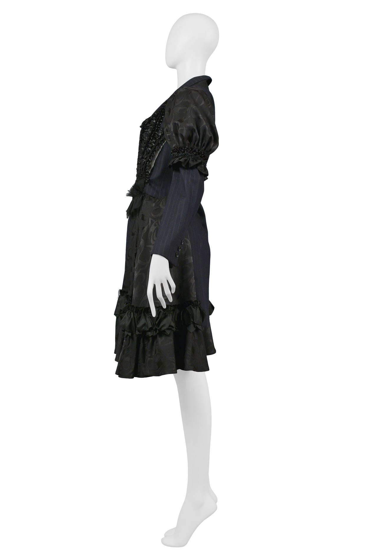 Comme des Garçons - Manteau fantaisie noir 2008 Excellent état - En vente à Los Angeles, CA