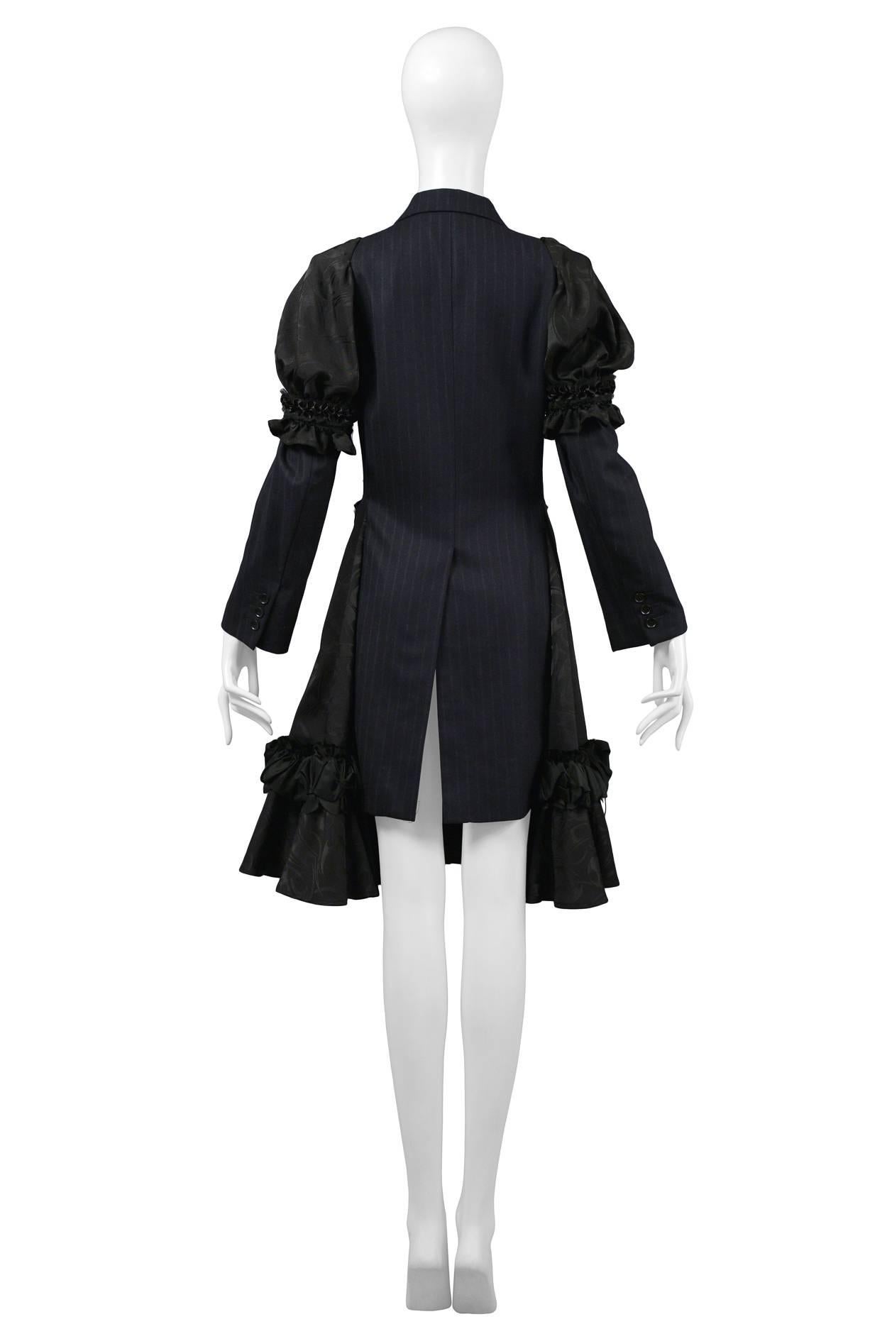 Comme des Garçons - Manteau fantaisie noir 2008 Pour femmes en vente