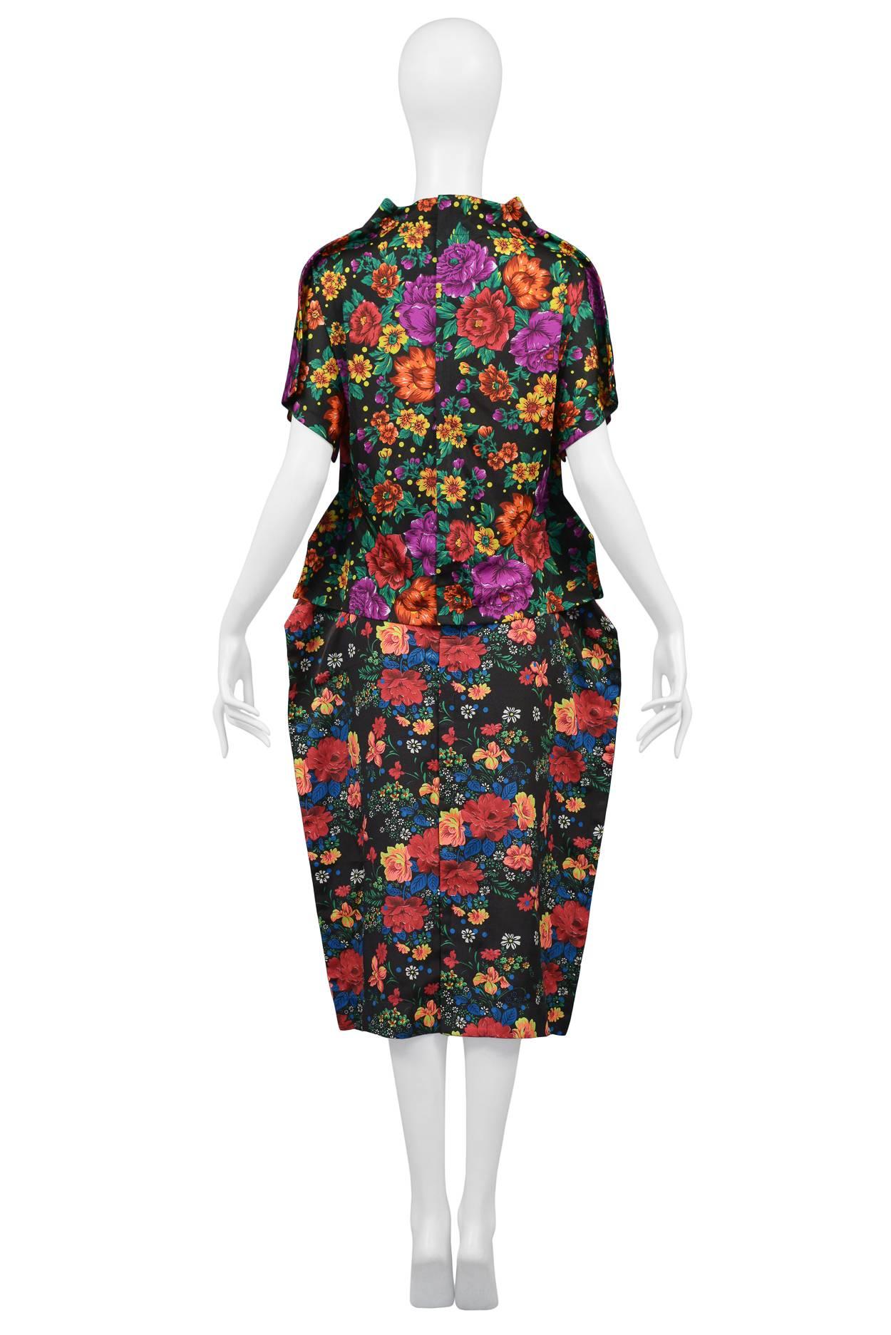 Women's Comme des Garcons Floral Ensemble 2012