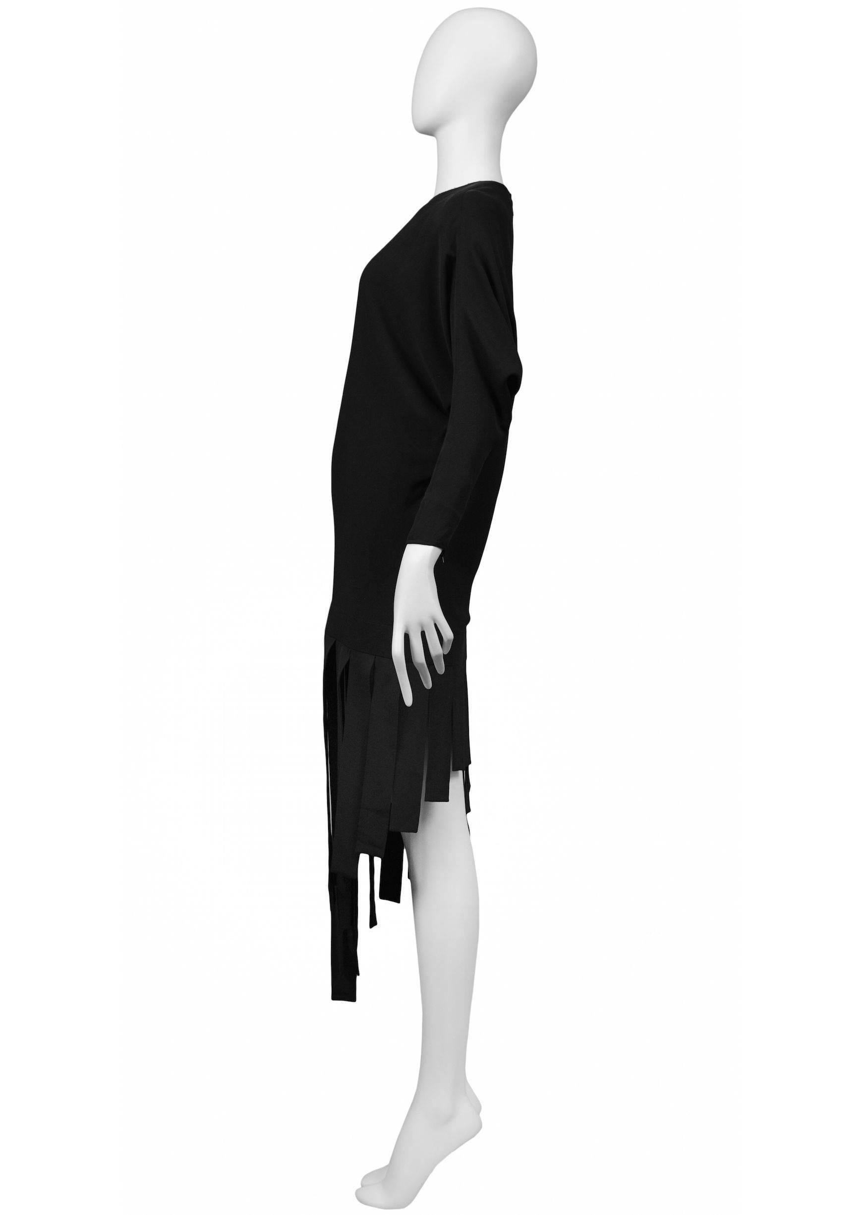Women's Pierre Cardin Couture Black Carwash Dress