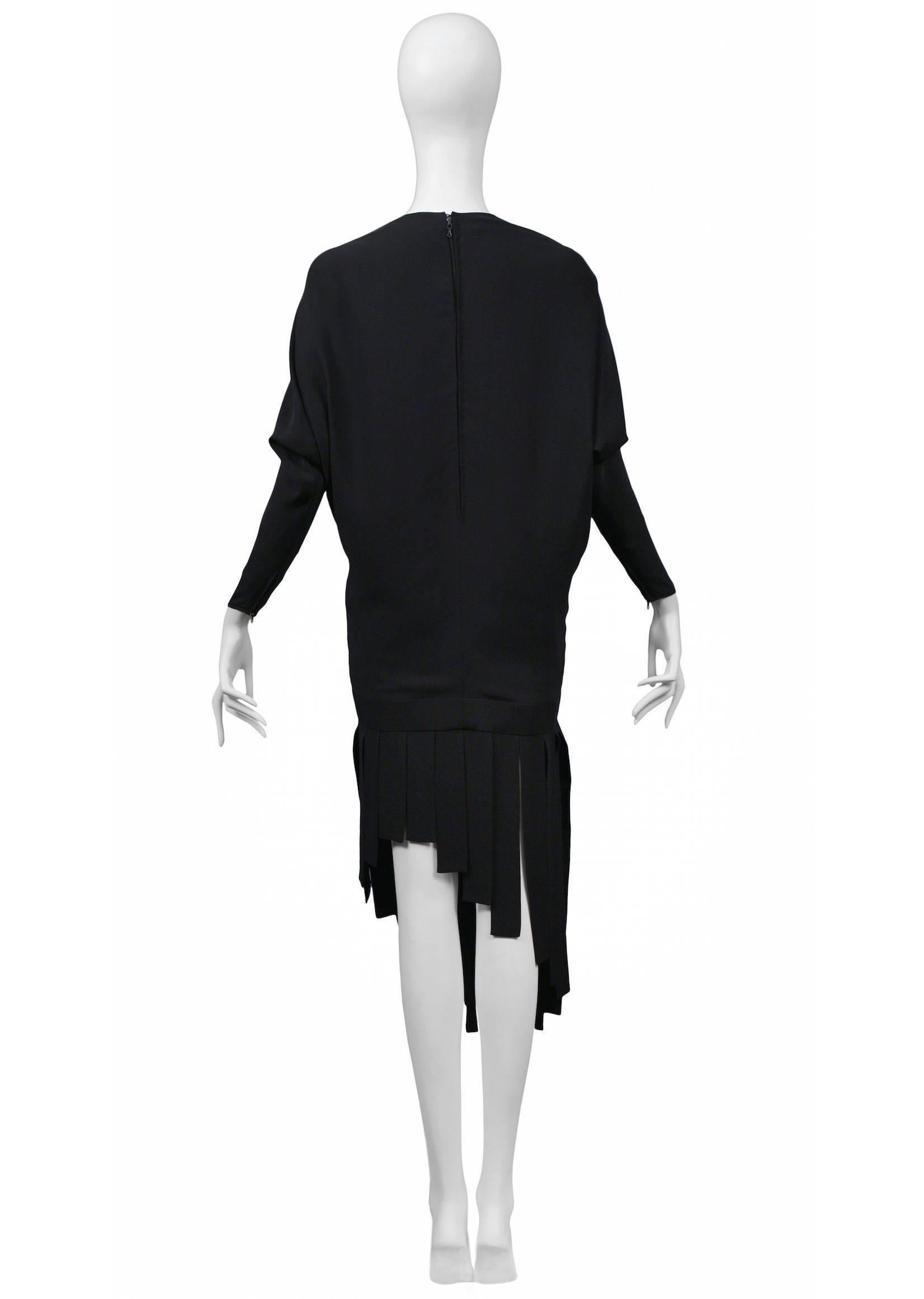 Pierre Cardin Couture Black Carwash Dress 1