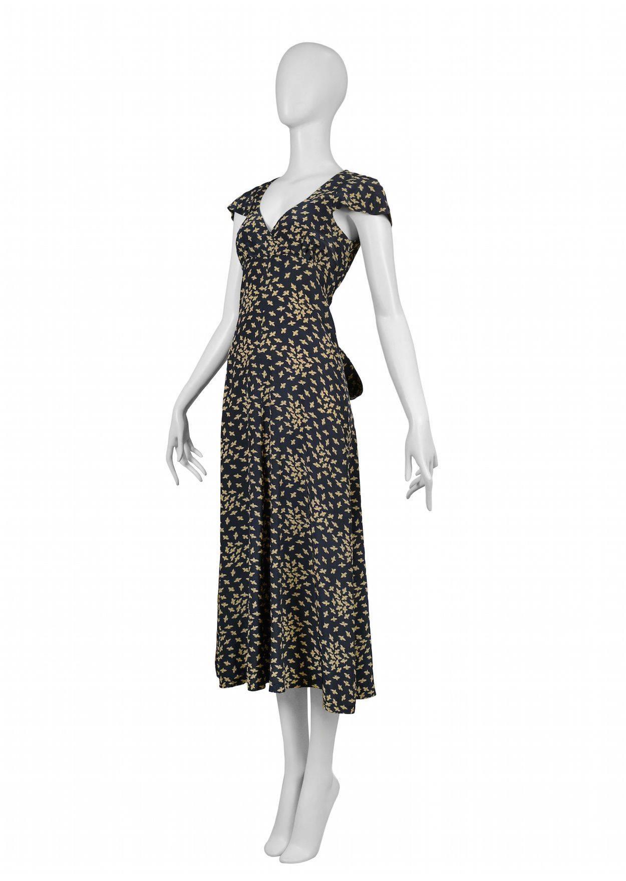 Black Biba Bird Dress & Heels