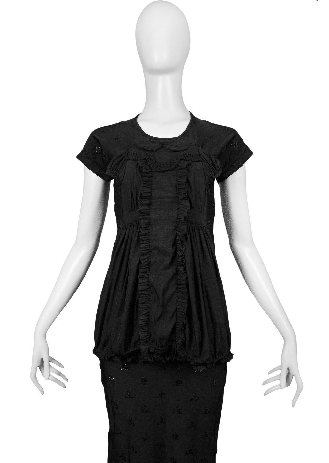 Comme des Garcons Black Doll Dress 2007 In Excellent Condition In Los Angeles, CA