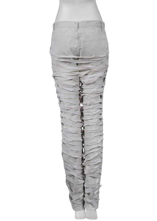 Helmut Lang Off White Mummy Jeans 2004