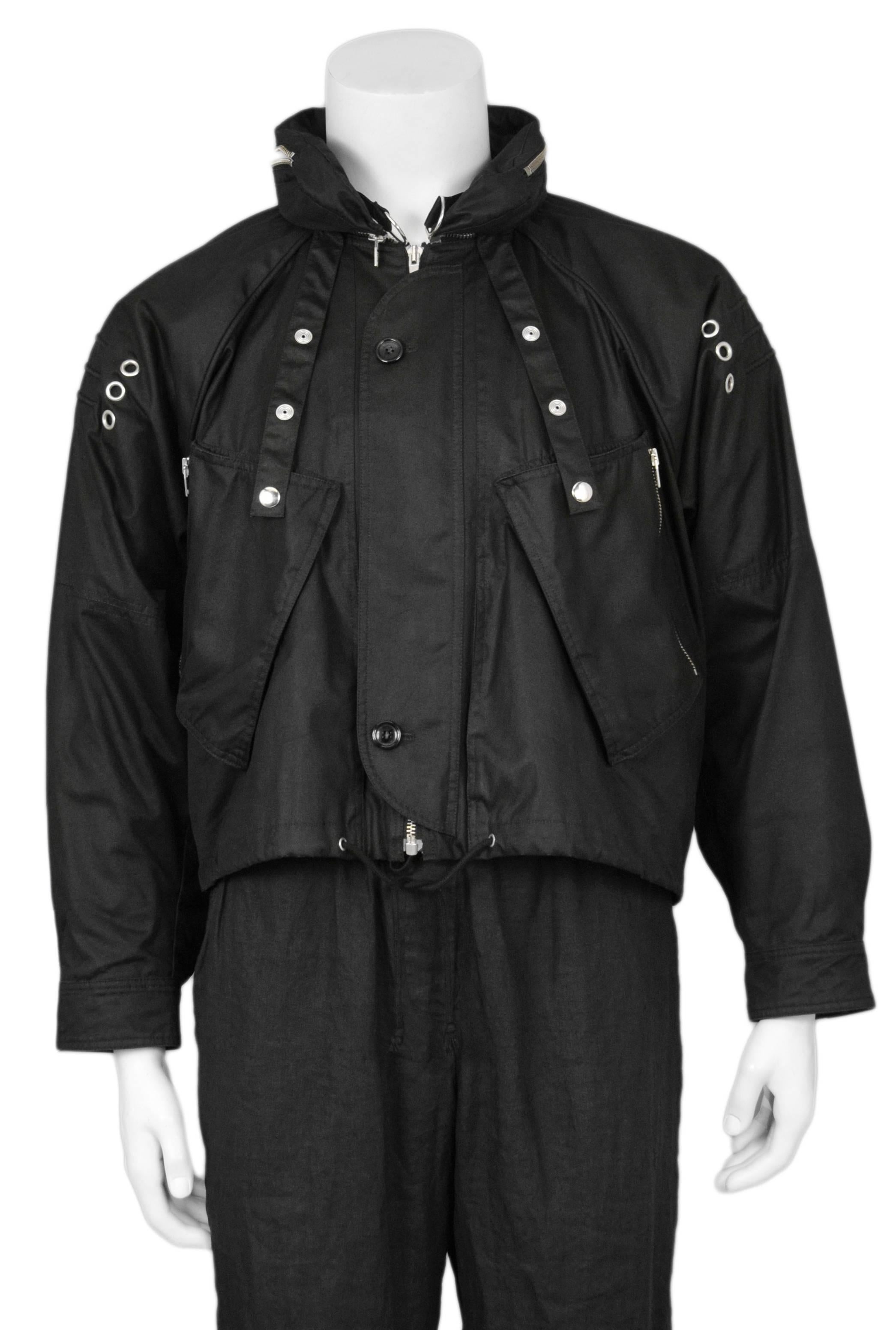 raf simons parachute jacket