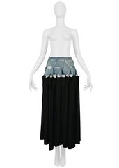 Yohji Yamamoto Denim & Black Puzzle Skirt 2004