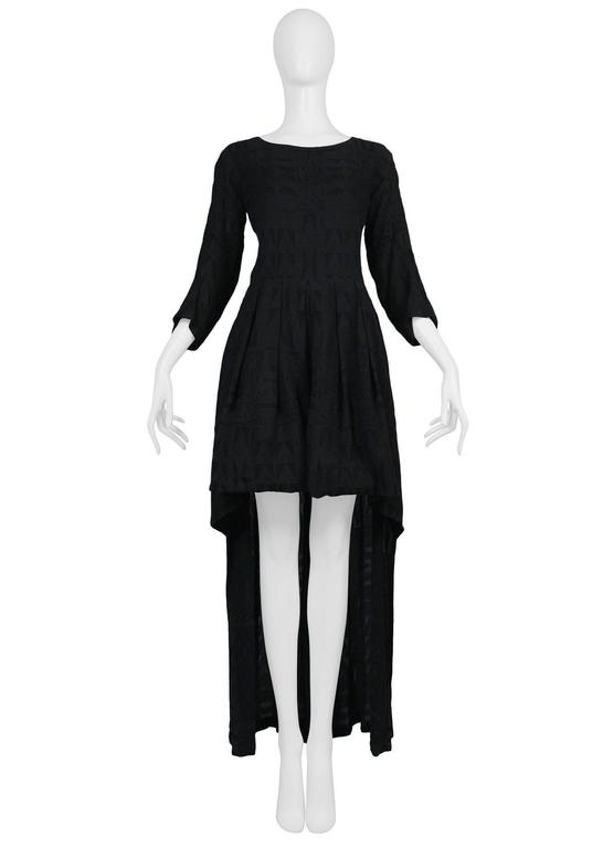 Yohji Yamamoto Black Short Long Dress For Sale at 1stDibs | yohji ...