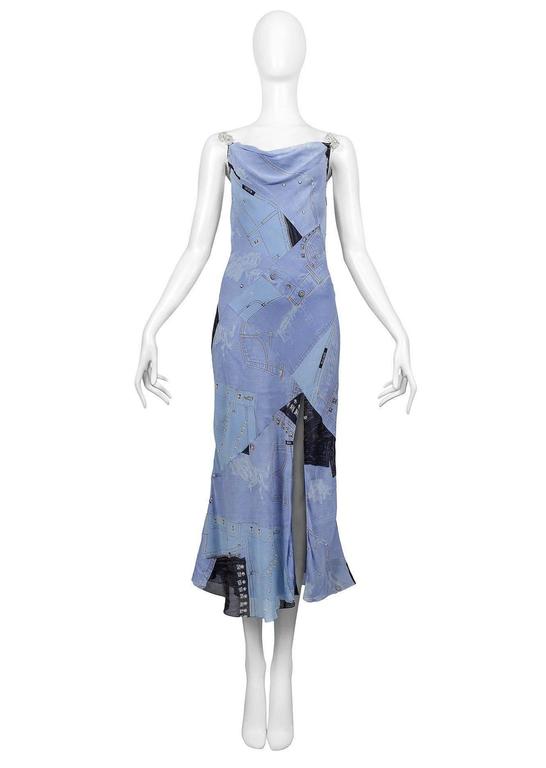 Christian Dior Trompe L oeil Patchwork Dress 2004