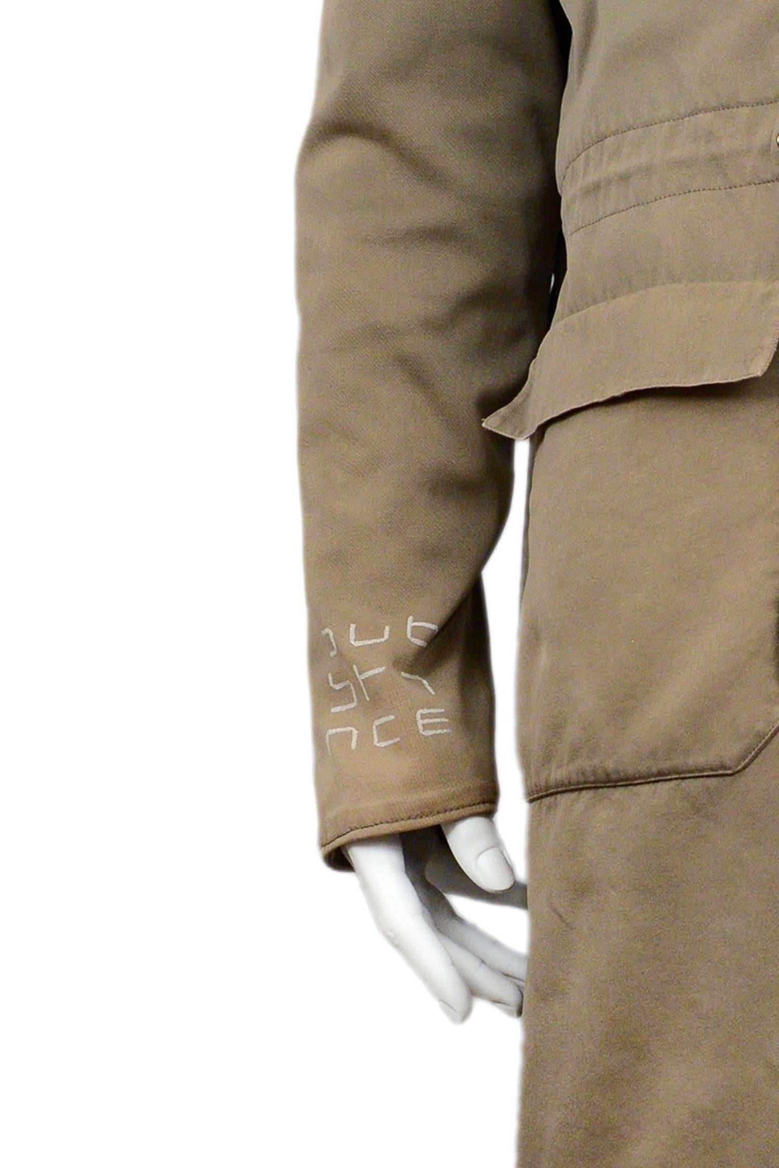 Rare Raf Simons and Peter Saville Atmosphere Parka  AW 2003-4 In Excellent Condition In Los Angeles, CA