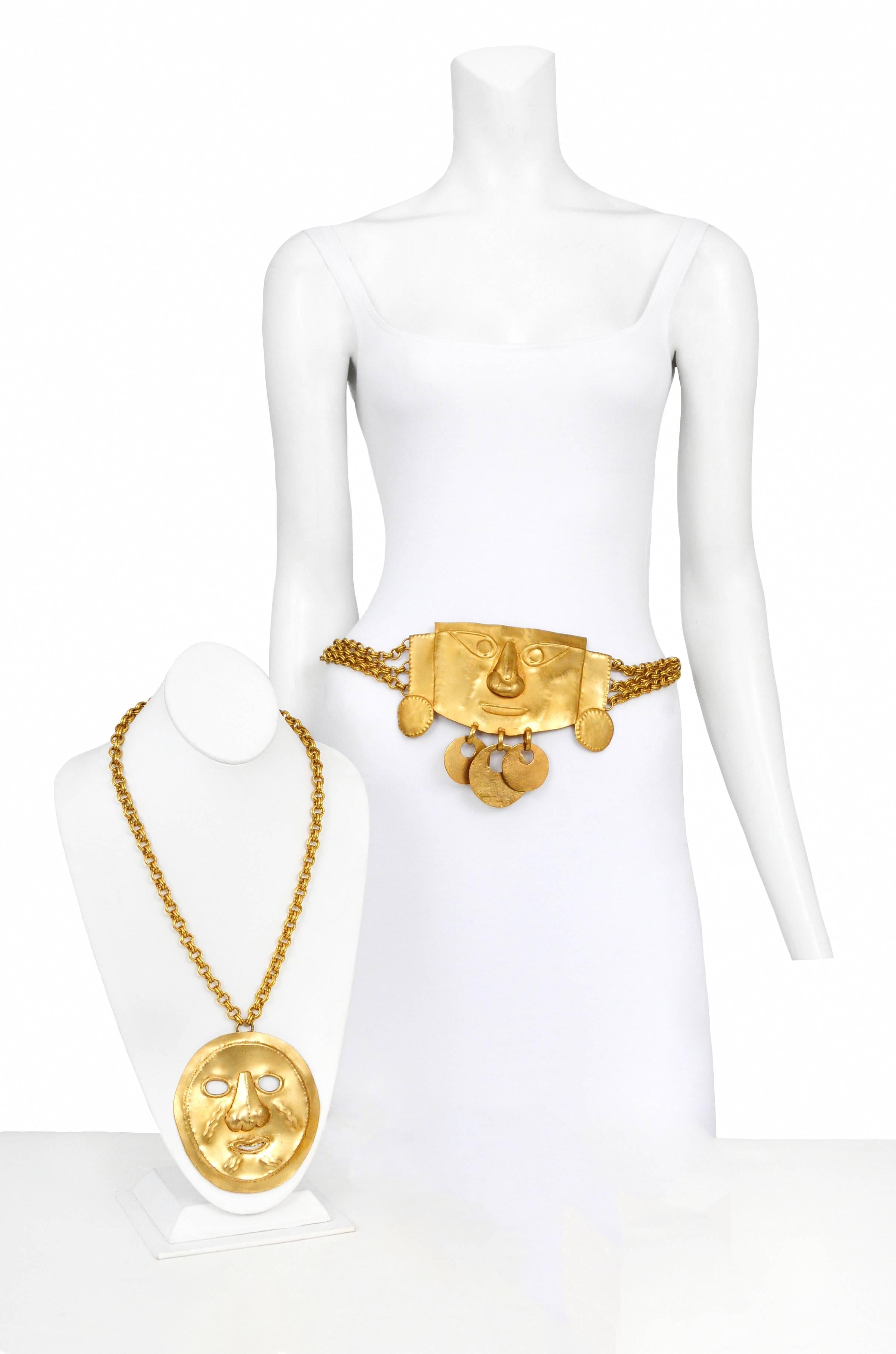 ysl lock necklace