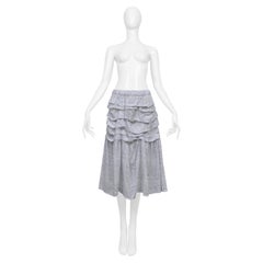 Comme Des Garcons Layered And Gathered Grey Skirt 2006