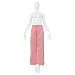 Pantalon à devant plat rose « Comme des Garçons », 2004