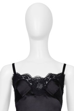Dolce & Gabbana Black Camisole With Lace