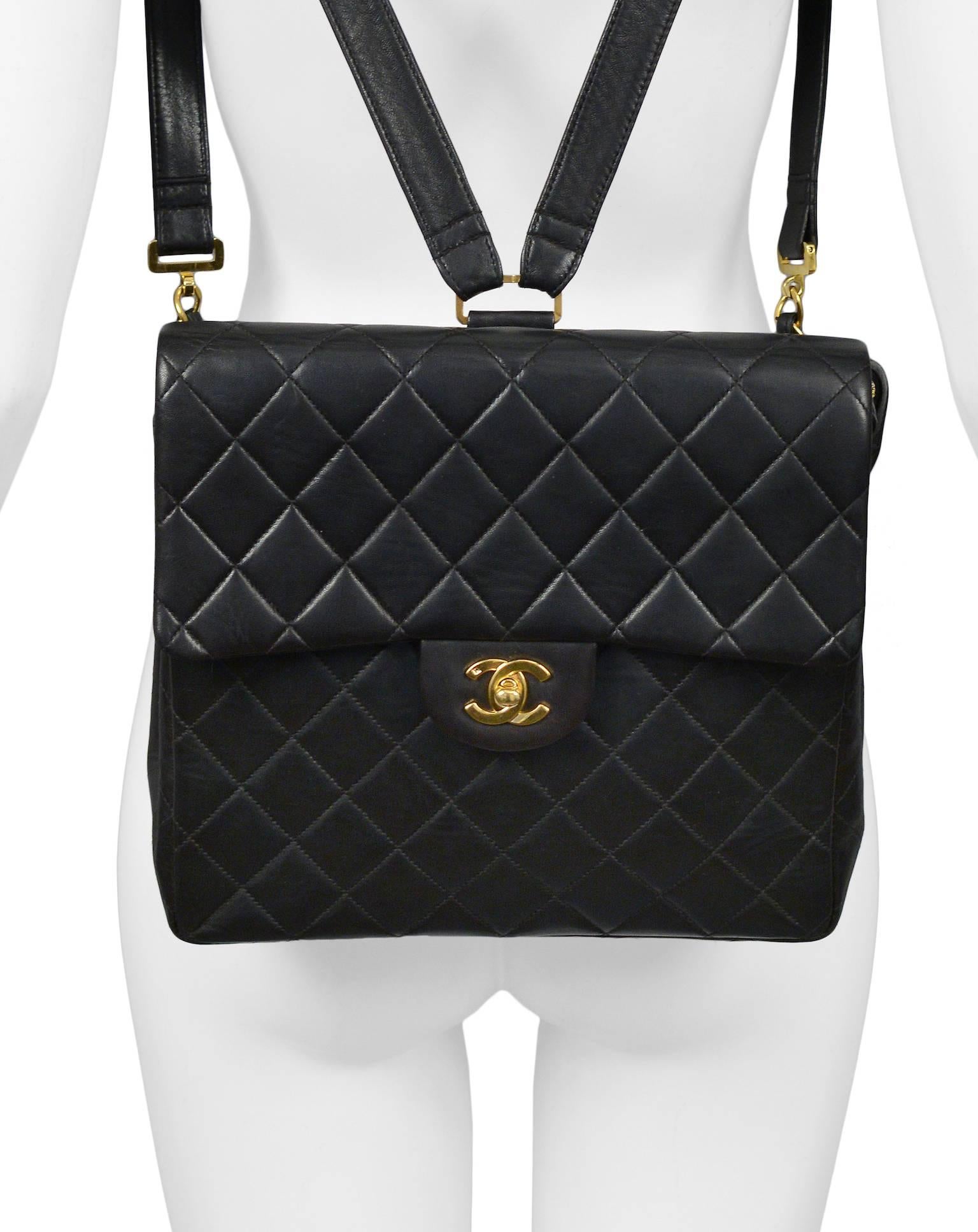 chanel square backpack