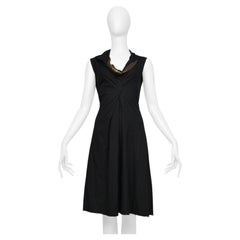Junya Watanabe Black Zipper Collar Dress