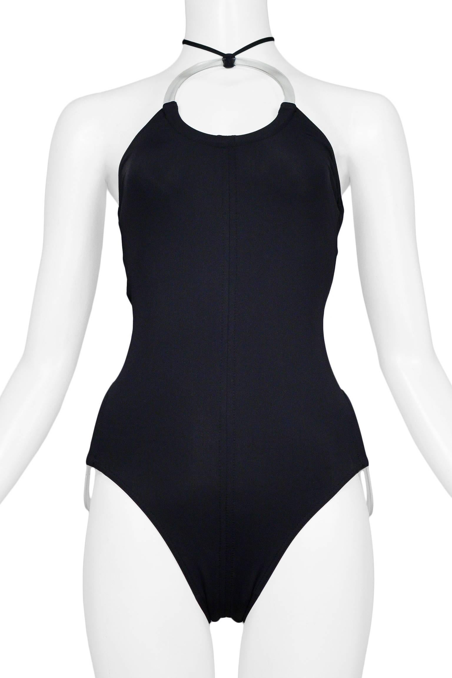 clear plastic bathing suit