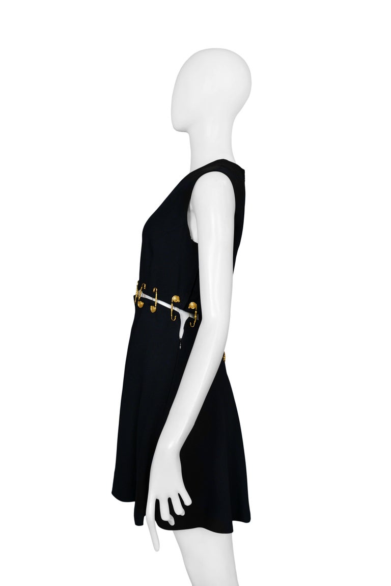 Iconic Gianni Versace Safety Pin Mini Dress Runway 1994 at 1stDibs | versace safety pin dress 
