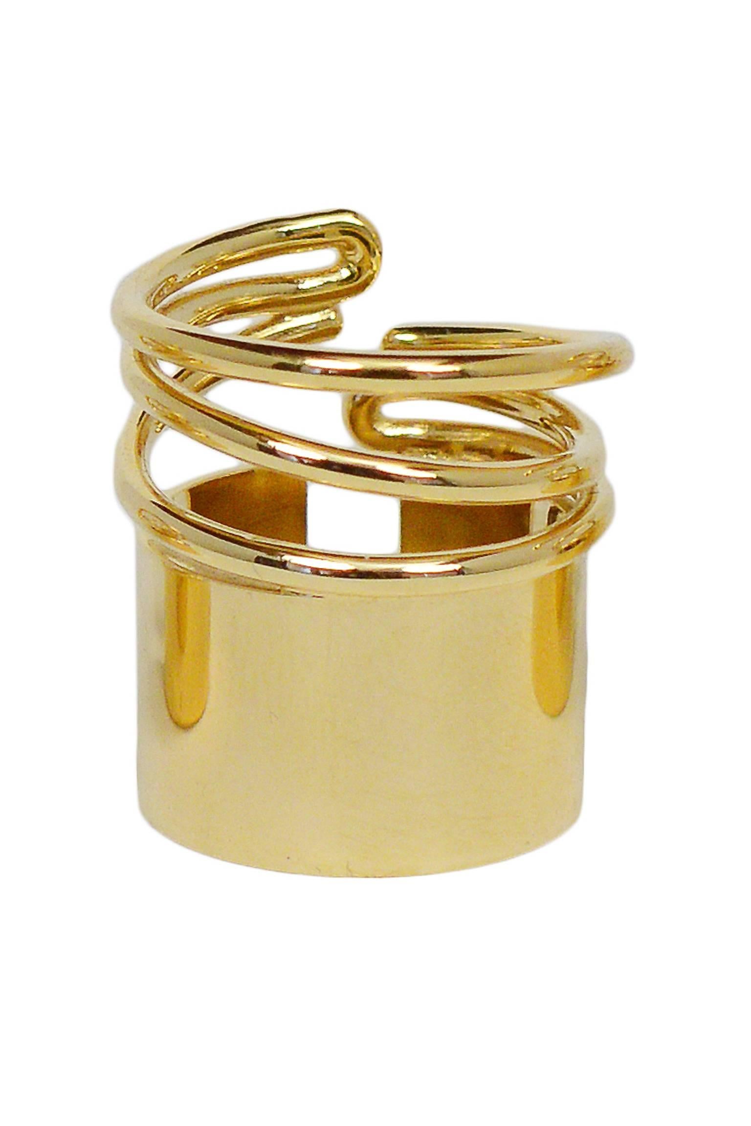 Modernist Impossible to Find Complete Set of 5 Balenciaga Ghesquiere Coil Rings 2013 NIB