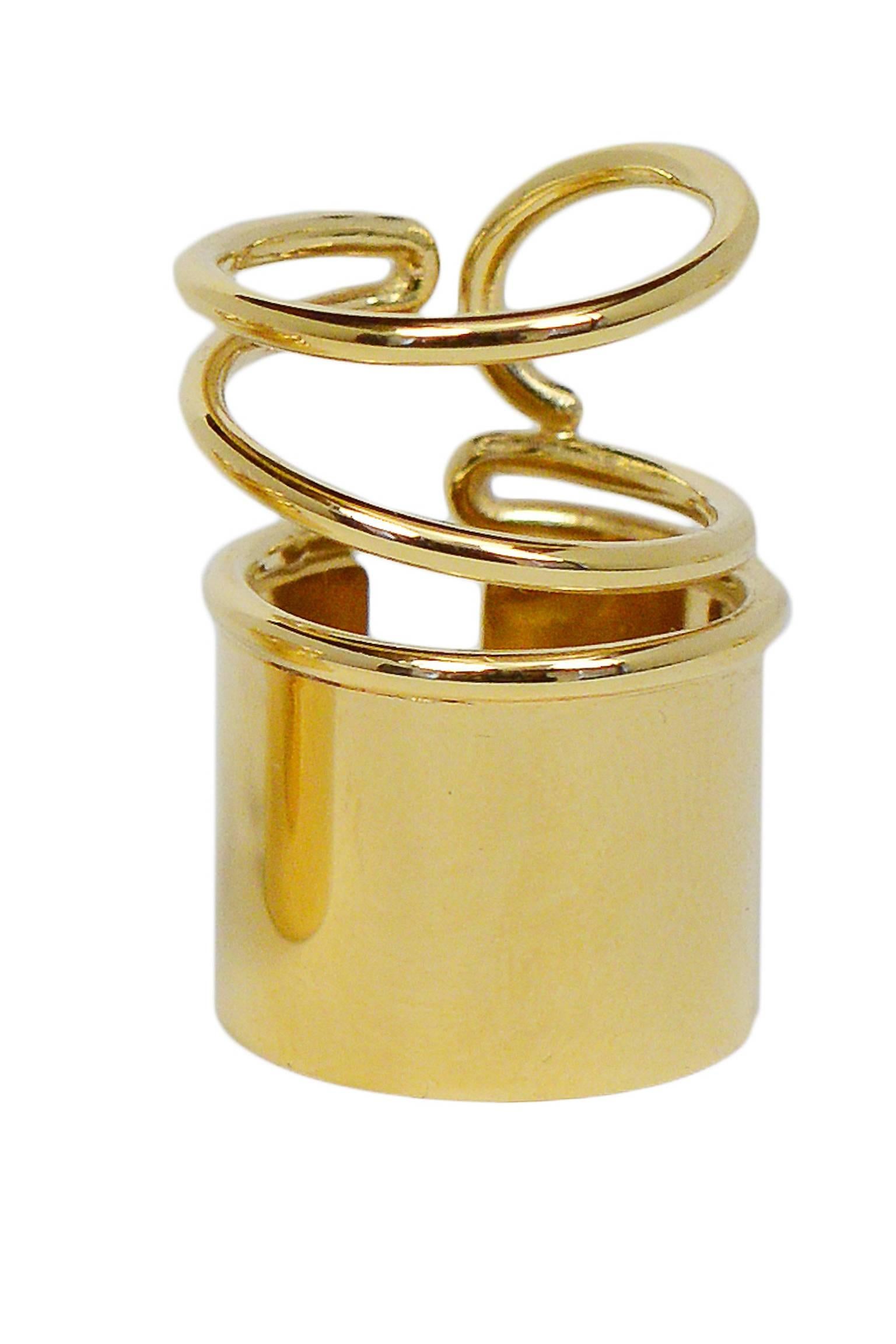 Impossible to Find Complete Set of 5 Balenciaga Ghesquiere Coil Rings 2013 NIB In New Condition In Los Angeles, CA