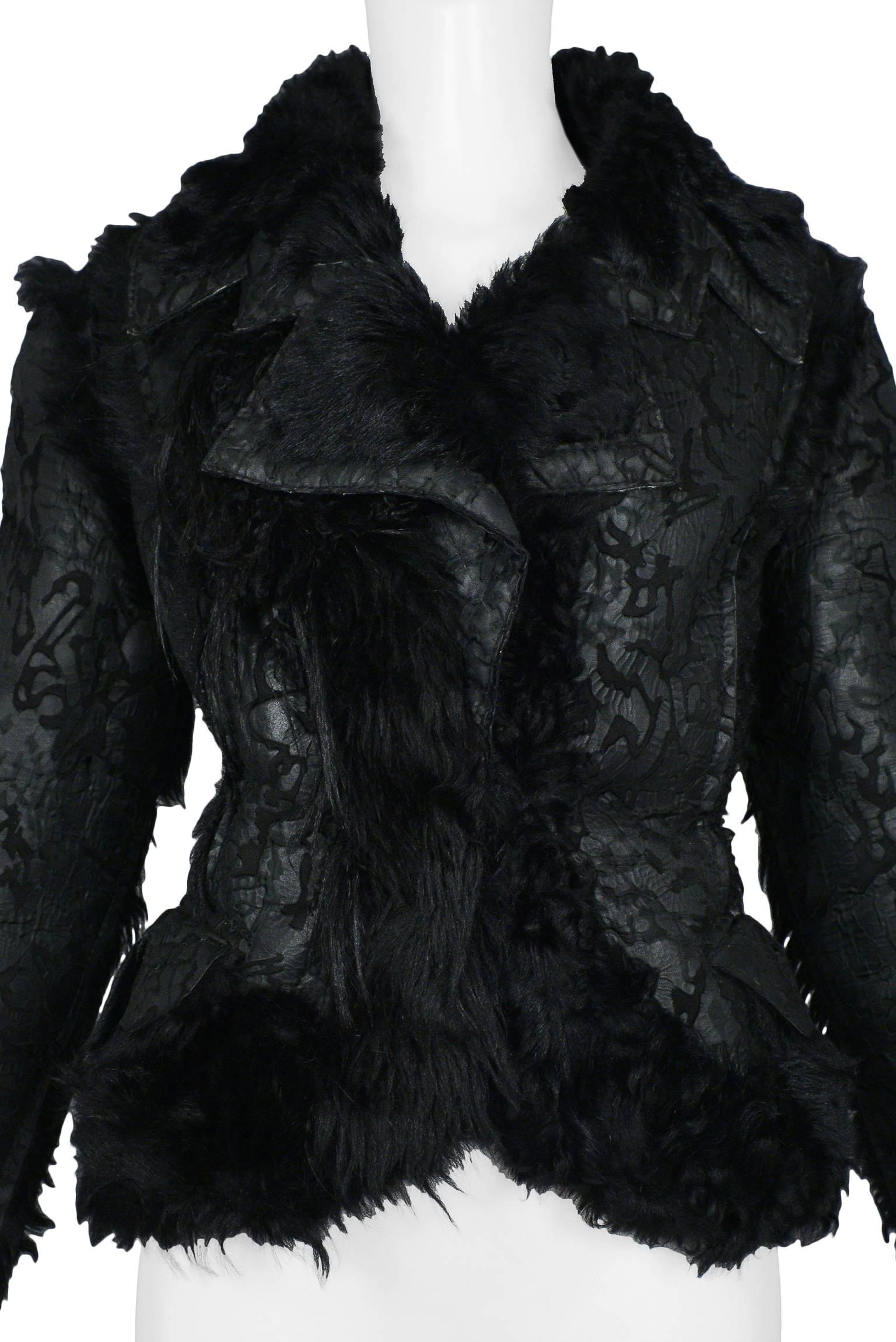 dior shearling coat