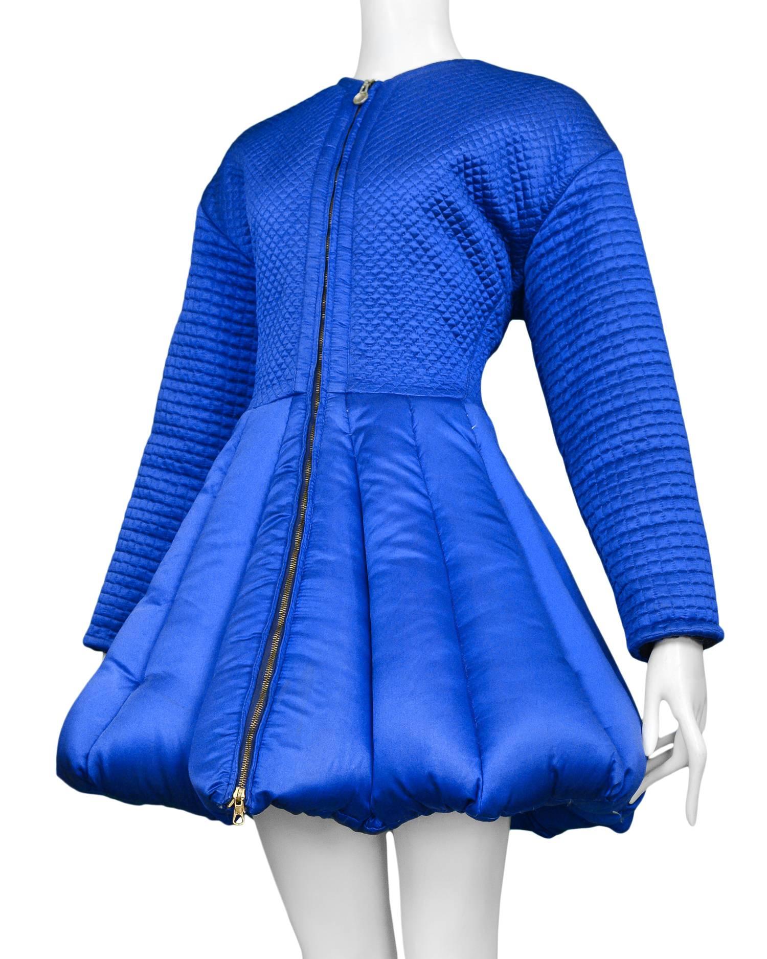 versace blue coat